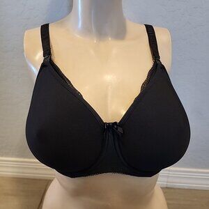 Freya Nursing Bra 34G Black Underwire Unlined